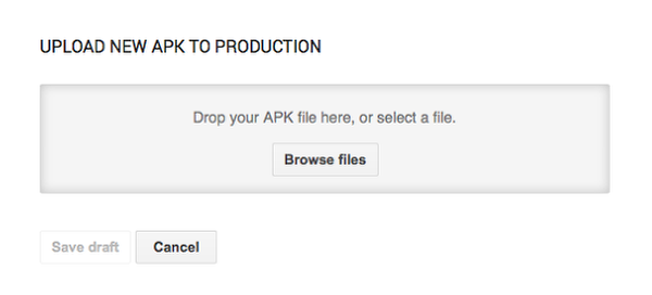 Upload your APK using the Google Play Developer Console. 