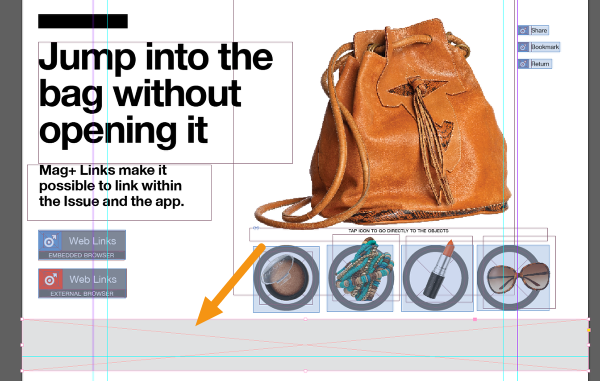 In your InDesign document, draw a box on a page at the size you want the ad to be.