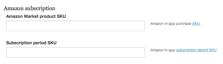 Go to the Mag+ Publish portal and associate the two SKUs you entered above with a Mag+ Subscription.