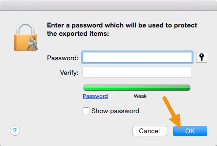 When asked for a password, leave it blank and click on &quot;Ok.&quot;