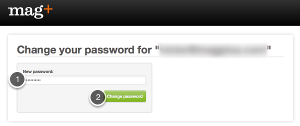 Enter a new password and click on &quot;Change Password.&quot;