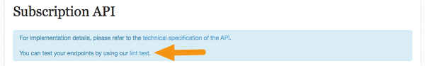 Test your API endpoints with the Mag+ Lint Test.